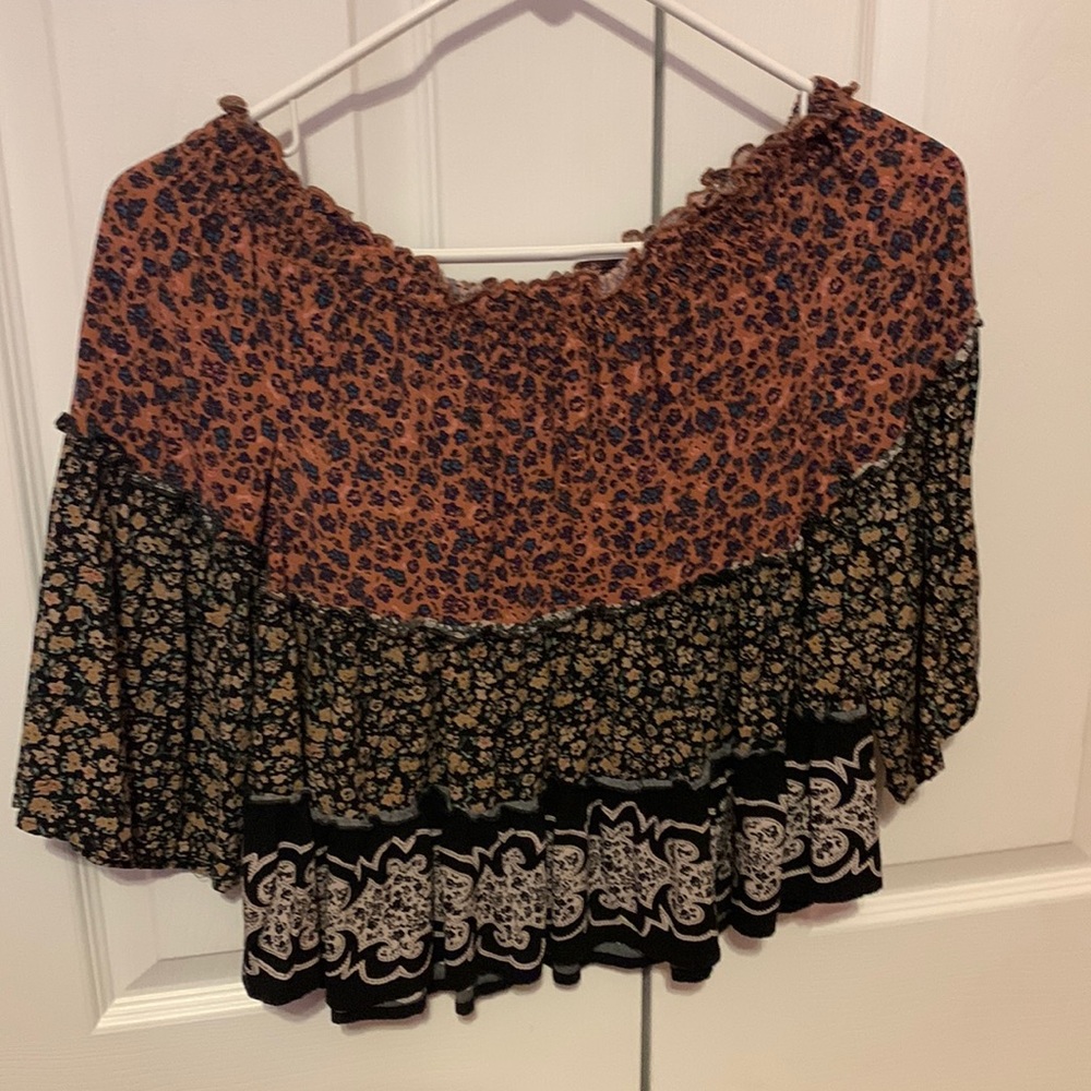 different patterned shirt